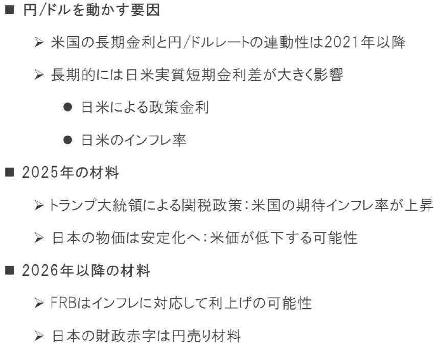 当面「円高」、長期「円安」のシナリオ