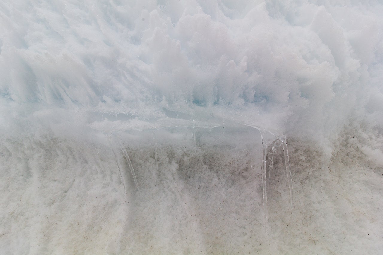 Ice texture