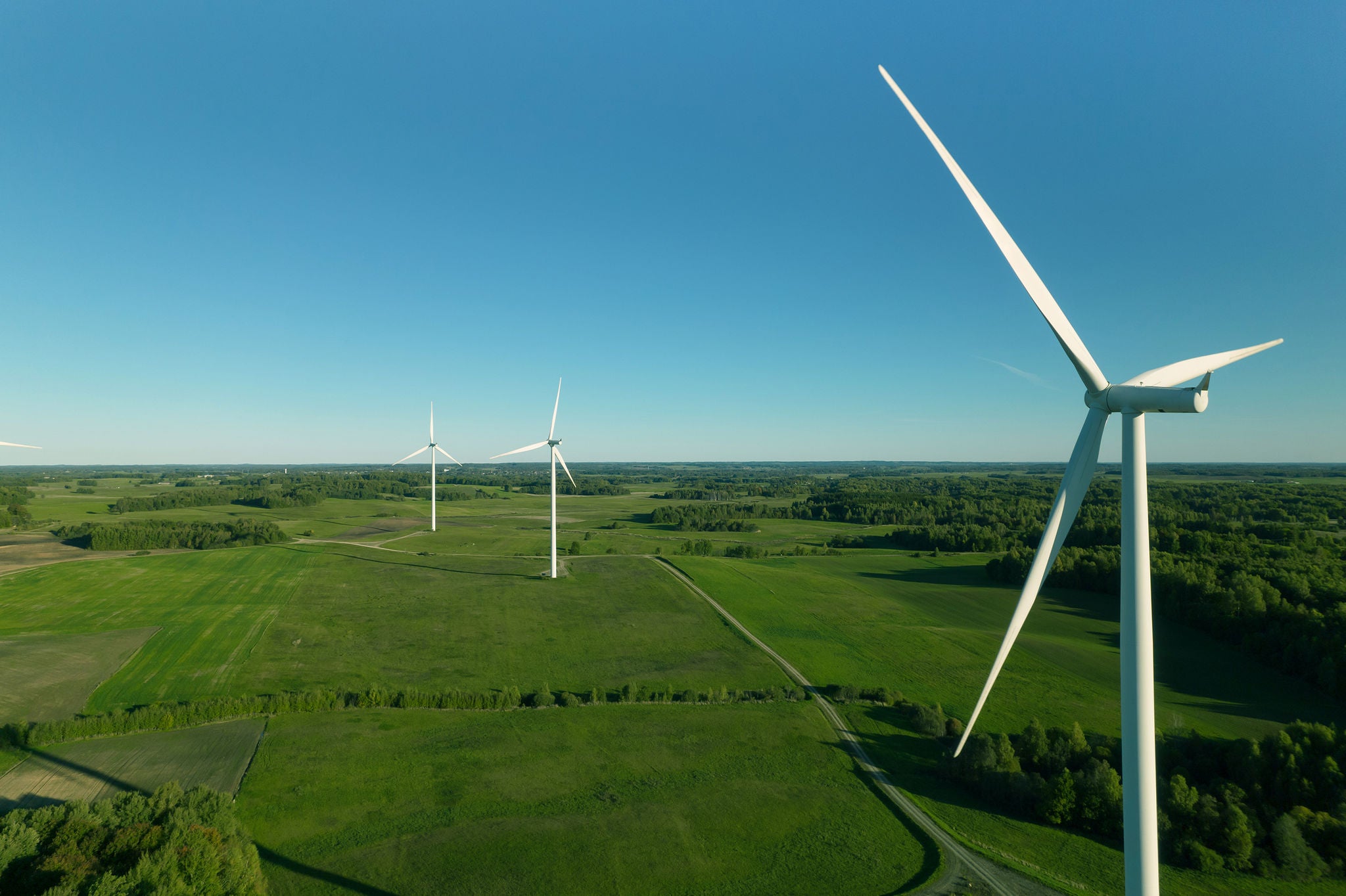 Windmill Plant At Green Field