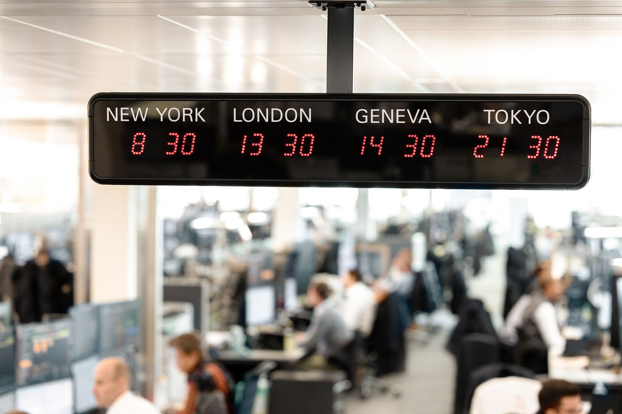 Pictet's trading floor in Geneva.