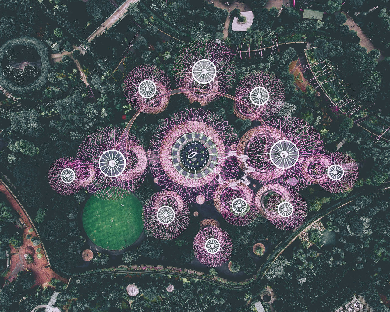 500px Photo ID: 181745479 - Gardens by the Bay from above, Singapore