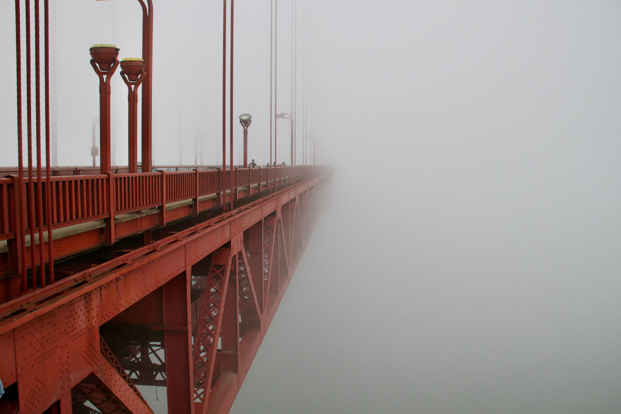 Golden Gate In Fog