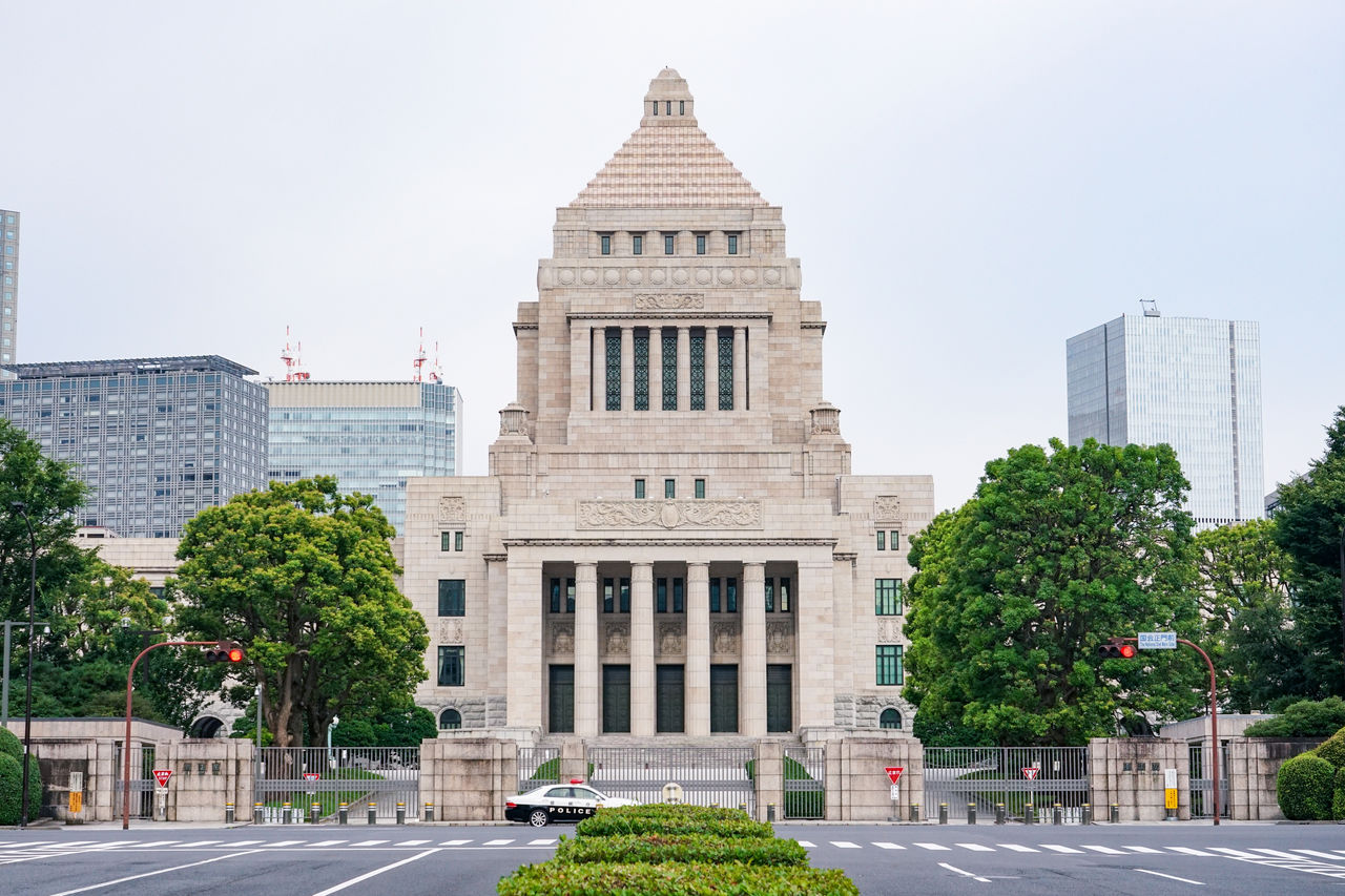 静かな朝の国会議事堂（東京都千代田区永田町）, 静かな朝の国会議事堂（東京都千代田区永田町