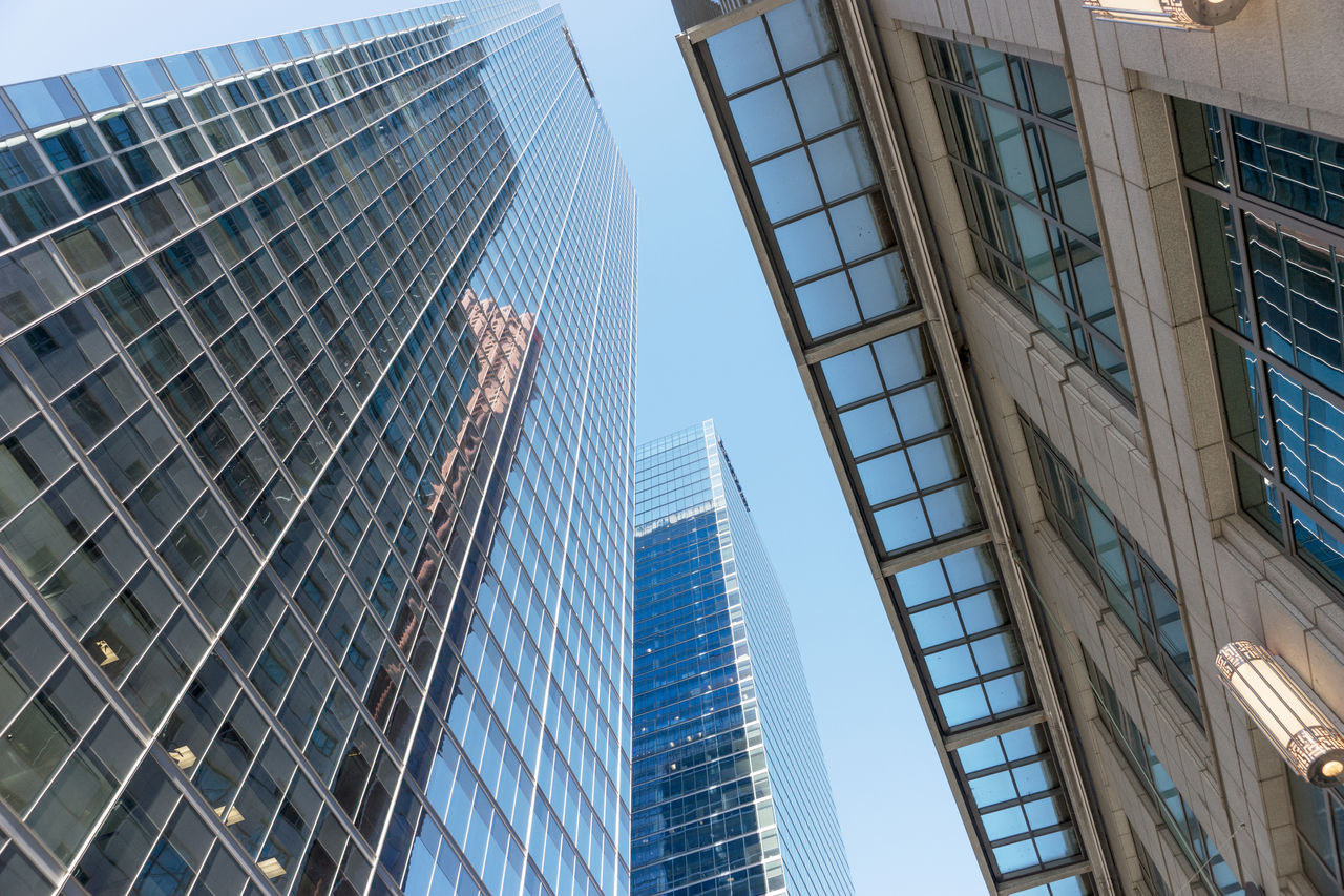 Toronto financial district skyline and modern architecture. Canada, Toronto financial district skyline and modern architecture. Cana